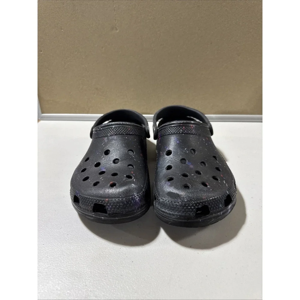 Classic Crocs Out of this world ll Unisex Clog Black painted Size M 9 / W 11